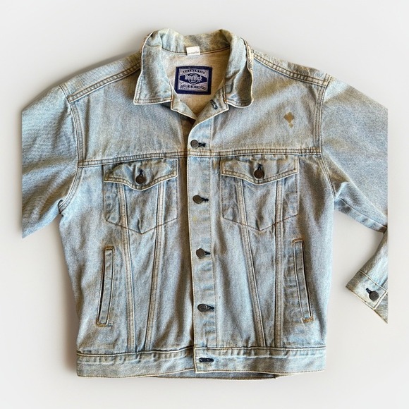 Vintage Authentic Hard Rock Cafe 1971 Denim Jacket Size Medium - see photos - Picture 2 of 10
